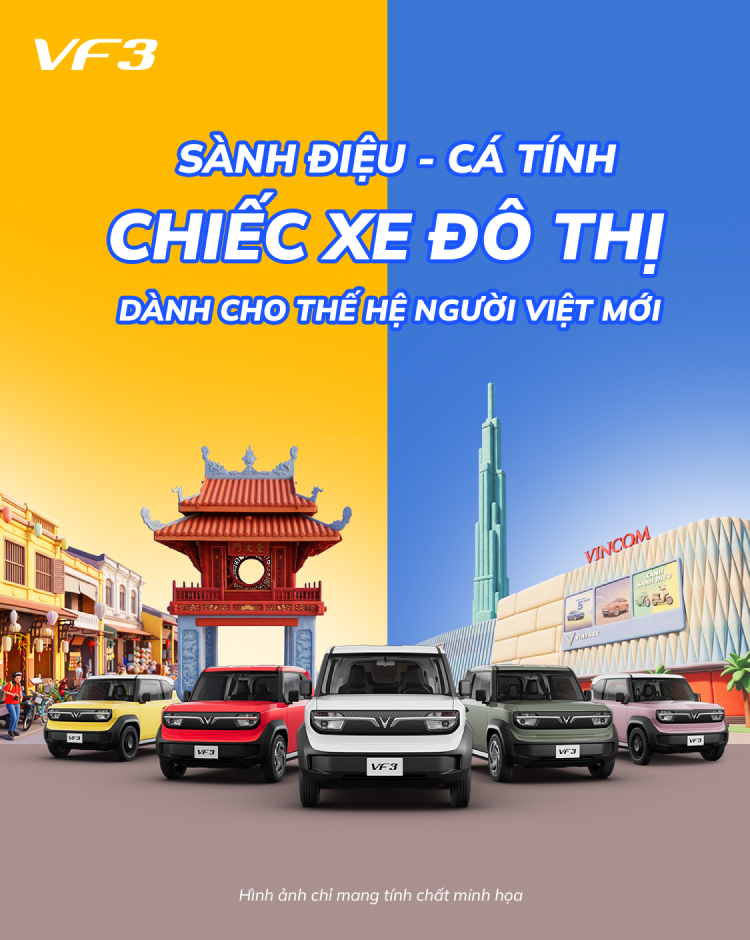 VinFast VF 3 – ảnh chính hãng VinFast 1